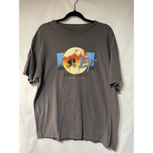 E.T. Extra Terrestrial Tour 1982 Gray Graphic‎ T-Shirt XL Loot Crate Exclusive